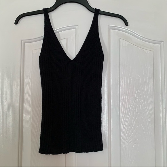 Women’s Anthropologie Ribbed Knit Scoop Neck Tank Top - Picture 2 of 3
